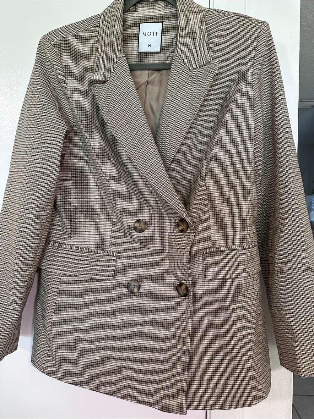 MOTF Brown Lined women’s Blazer size Medium